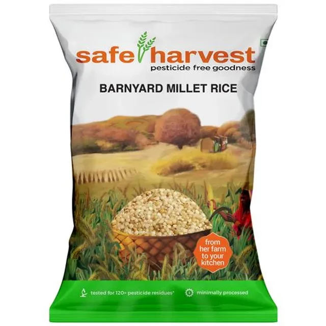Safe Harvest Barnyard Millet Rice - Pesticide Free, 500 g-1.webp